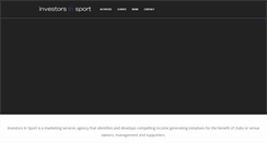 Desktop Screenshot of investorsinsport.com